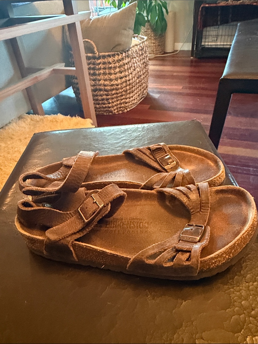 Brown Birkenstock Bali Sandals - Picture 4 of 4